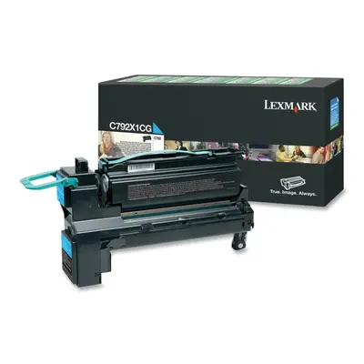 Toner Lexmark C792X1CG (Azurový) (Return) - Originál