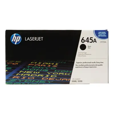 Toner HP č.645A - C9730A (Černý - black) - Originál