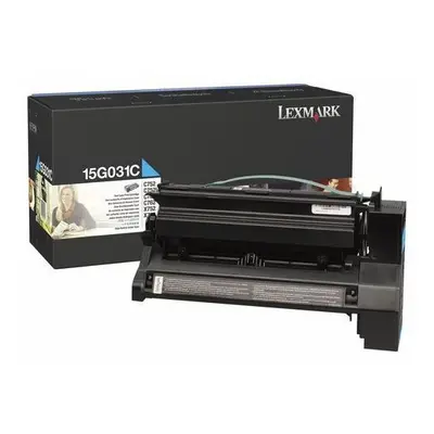 Toner Lexmark 15G031C (Azurový) - Originál