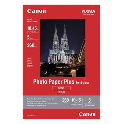 Canon SG-201-10x15-5 'Photo Paper Plus Semi-Glossy'(10x15cm, 5 ks, 260 g/m2)