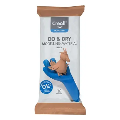 Hmota modelovací Creall Do & Dry, samotvrdnoucí, 1 kg, terakota