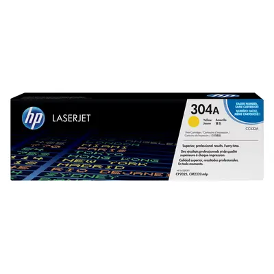 Toner HP č.304A - CC532A (Žlutý) - Originál