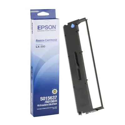 Barvící páska Epson C13S015637 (Černá) - Originál