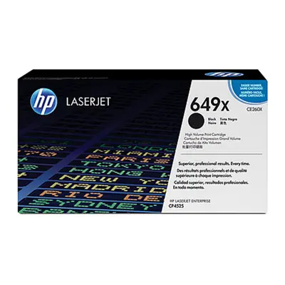 Toner HP č.649X - CE260X (Černý - black) - Originál