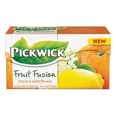 Čaj ovocný Pickwick, citrusy s bezovým květem, 20x2 g