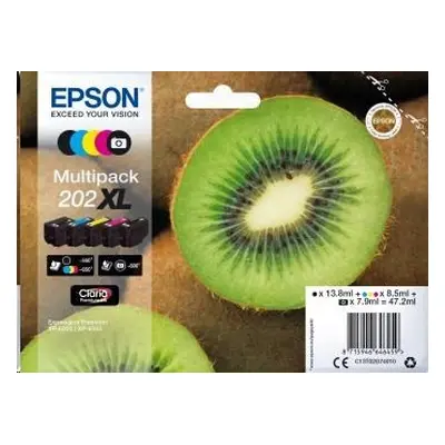 Zásobníky - Multi Pack Epson č.202 XL - T02G7 (Černé, černé foto, azurové, purpurové, žluté) - O