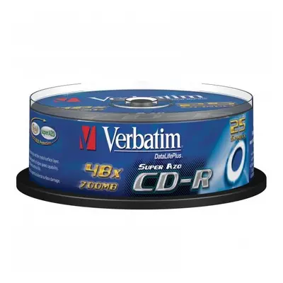 Verbatim CD-R AZO Crystal 43352 700MB CD-R 52x cake box 25-pack