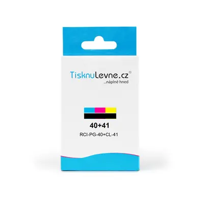 Cartridge - Multi Pack TisknuLevne.cz č.40+41 PG-40+CL-41 (Černá a barevná) - Kompatibil