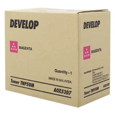 Toner Develop A0X53D7 (Purpurový) (TNP-50M) - Originál