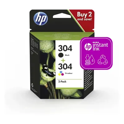 Cartridge - Multi Pack HP č.304 - 3JB05A (Černá a barevná) - Originál