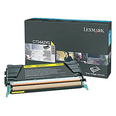 Toner Lexmark C734A2YG (Žlutý) - Originál