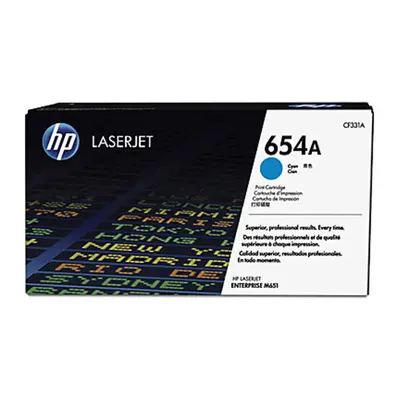 Toner HP č.654A - CF331A (Azurový) - Originál