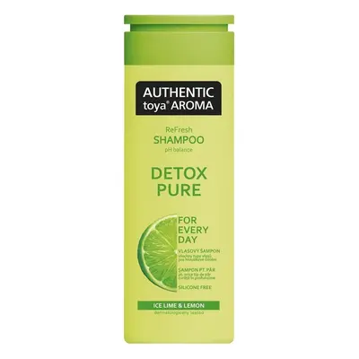 Šampon vlasový Authentic toya Aroma, Detox Pure, 400 ml, Limetka a citron