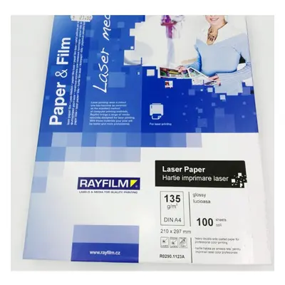 RayFilm R02901123A 'Oboustranný laser papír'(A4, 100 ks, 135 g/m2) - Doprodej