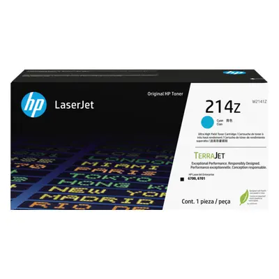 Toner HP č.214Z - W2141Z (Azurový) - Originál