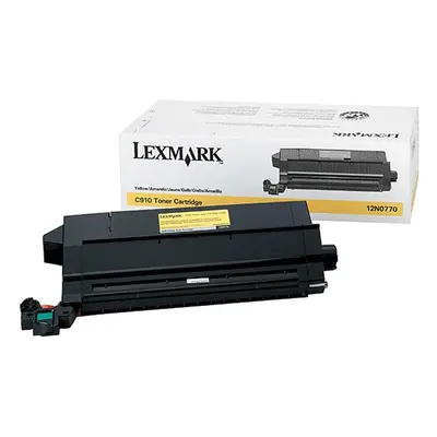 Toner Lexmark 12N0770 (Žlutý) - Originál