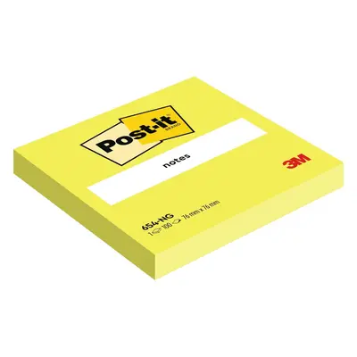 Bloček samolepicí 3M Post-it 654-NG 76x76 mm, zelený, 100 lístků