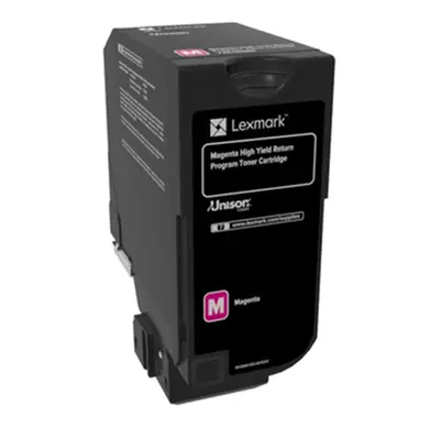 Toner Lexmark 74C2HM0 (Purpurový) Return - Originál