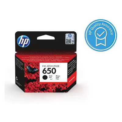 Cartridge HP č.650 - CZ101A (Černá - black) - Originál