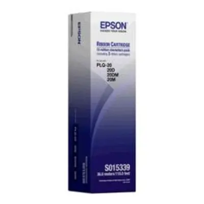 Barvící páska Epson S015339 (Černá) (3 kusy) - Originál