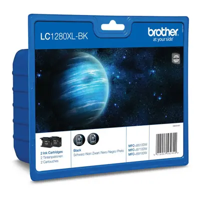 Zásobníky - Multi Pack Brother č.1280 - LC-1280XLBKBP2 (Černé) - Originál