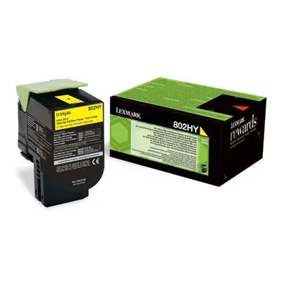 Toner Lexmark 80C2HY0 (Žlutý) (High Capacity) (Return) - Originál