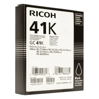 Cartridge Ricoh č.CG41K - 405761 (Černá) - Originál