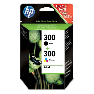 Cartridge - Multi Pack HP č.300 - CN637E (Černá a barevná) - Originál