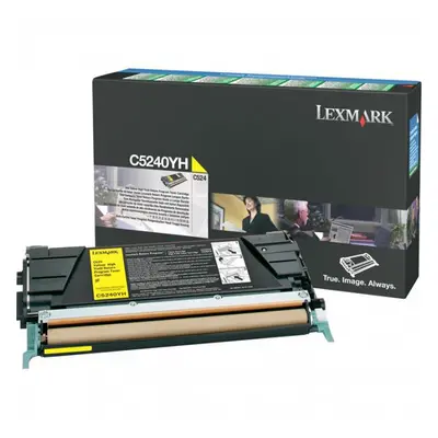 Toner Lexmark C5240YH (Žlutý) (Prebate) - Originál