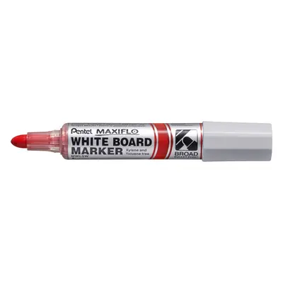 Popisovač na bílé tabule Pentel Maxiflo MWL5W, 8 mm, červený