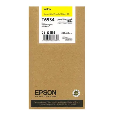 Zásobník Epson T6534 (Žlutý) - Originál