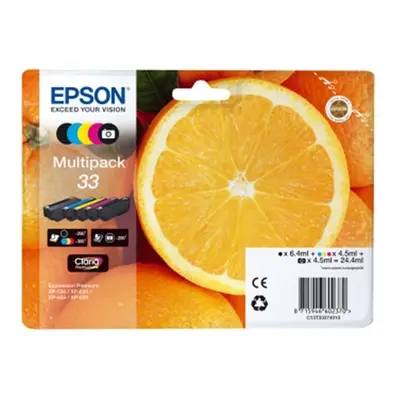 Zásobníky - Multi Pack Epson č.33 - T3337 (Černé, černé foto, azurové, purpurové, žluté) - Origi