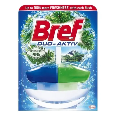 Prostředek čisticí Bref Duo Aktiv, na toalety, závěska, tekutá, 50 ml, Pine