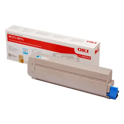 Toner OKI 45862816 (Azurový) - Originál