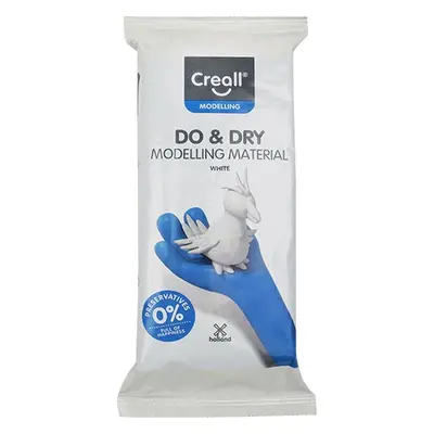 Hmota modelovací Creall Do & Dry, samotvrdnoucí, 500 g, bílá