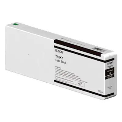 Zásobník Epson T55K7 (Světle černý) UltraChrome HDX/HD - Originál