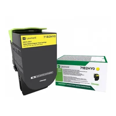 Toner Lexmark 71B2HY0 (Žlutý) Return - Originál