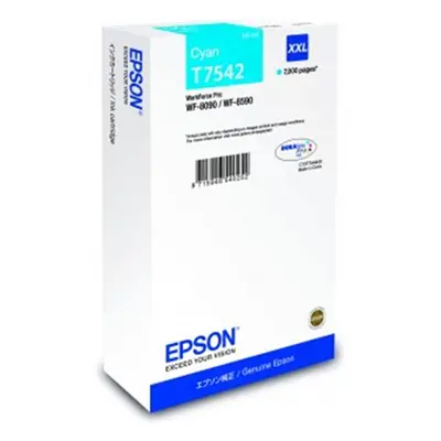 Zásobník Epson T7542 (Azurový) (XXL) - Originál