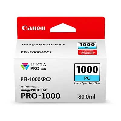 Zásobník Canon č.1000 - PFI-1000PC (Světle azurový) - Originál