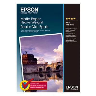 Epson S041256-A4 'Papír matný'(A4, 50 listů, 167 g/m2)