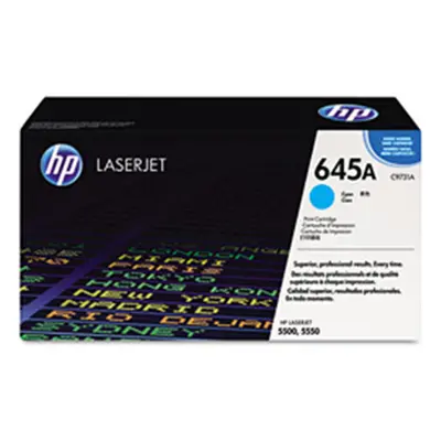 Toner HP č.645A - C9731A (Azurový) - Originál