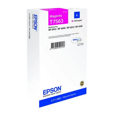 Zásobník Epson T7563 (Purpurový) (L) - Originál