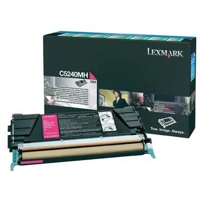 Toner Lexmark C5240MH (Purpurový) (Prebate) - Originál