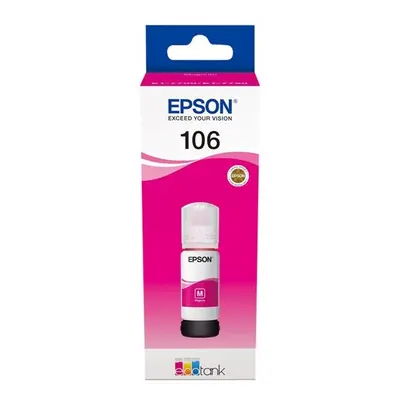 Lahev s inkoustem Epson č.106 - T00R3 (Purpurová) - Originál