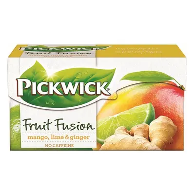 Čaj ovocný Pickwick, mango se zázvorem a limetkou, 20x2 g