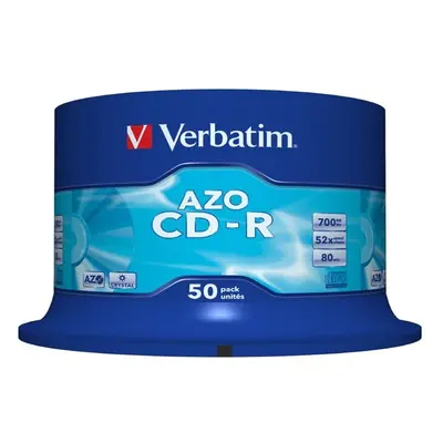 Verbatim CD-R AZO Crystal 43343 700MB CD-R 52x spindle 50-pack