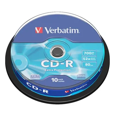 Verbatim CD-R Extra Protection 43437 700MB CD-R 52x cake box 10-pack