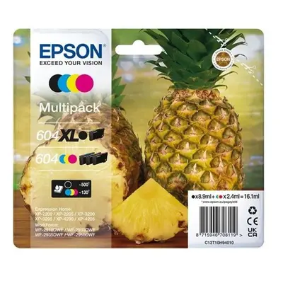 Zásobníky - Multi Pack Epson č.604/604XL - T10H9 (Černé, azurové, purpurové, žluté) - Originál