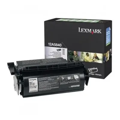 Toner Lexmark 12A5840 (Černý) (Prebate) - Originál