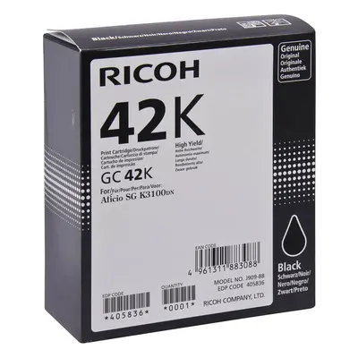 Toner Ricoh č.GC42K - 405836 (Černý) (GC 42K) - Originál